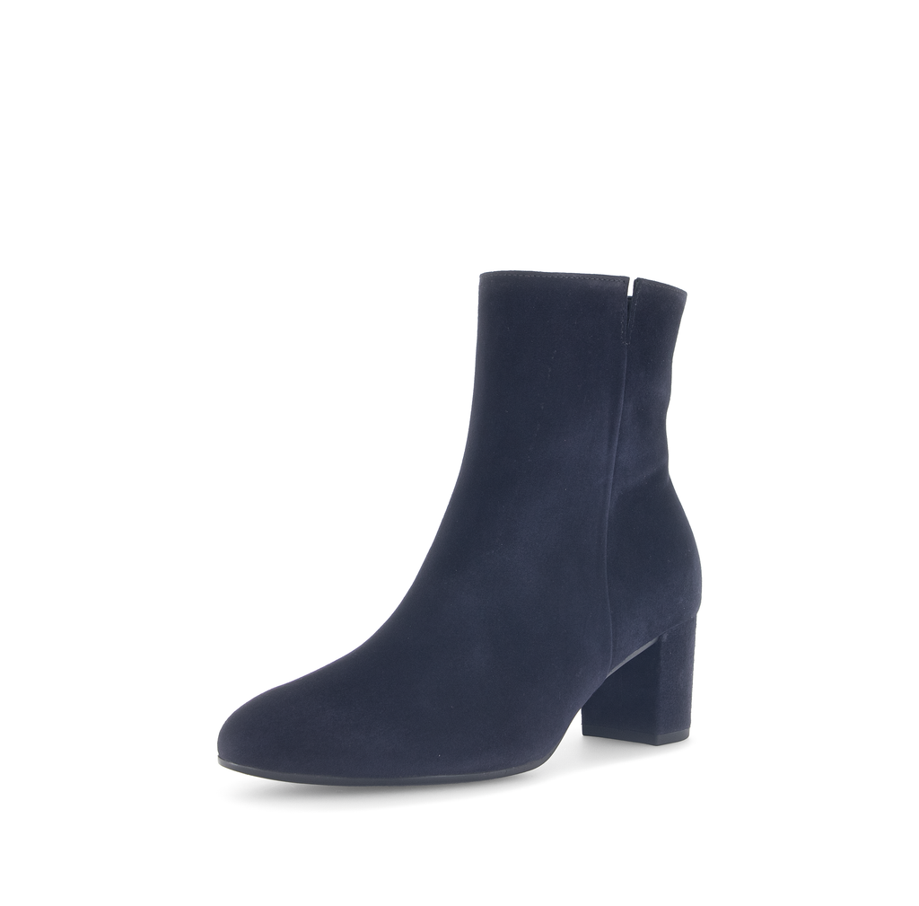 gabor-navy-suede-ankle-boot