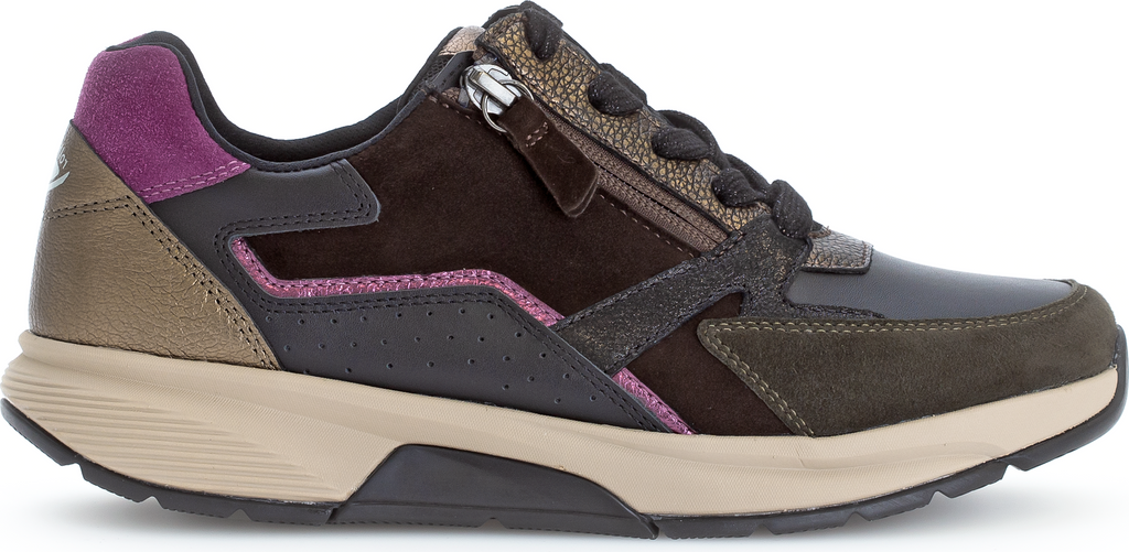 gabor-rolling-soft-trainer-khaki-purple-87863