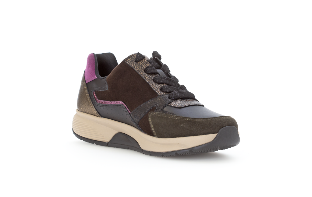 gabor-rolling-soft-trainer-khaki-purple-87863