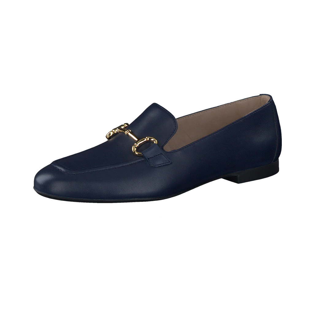 paul-green-navy-leather-loafer