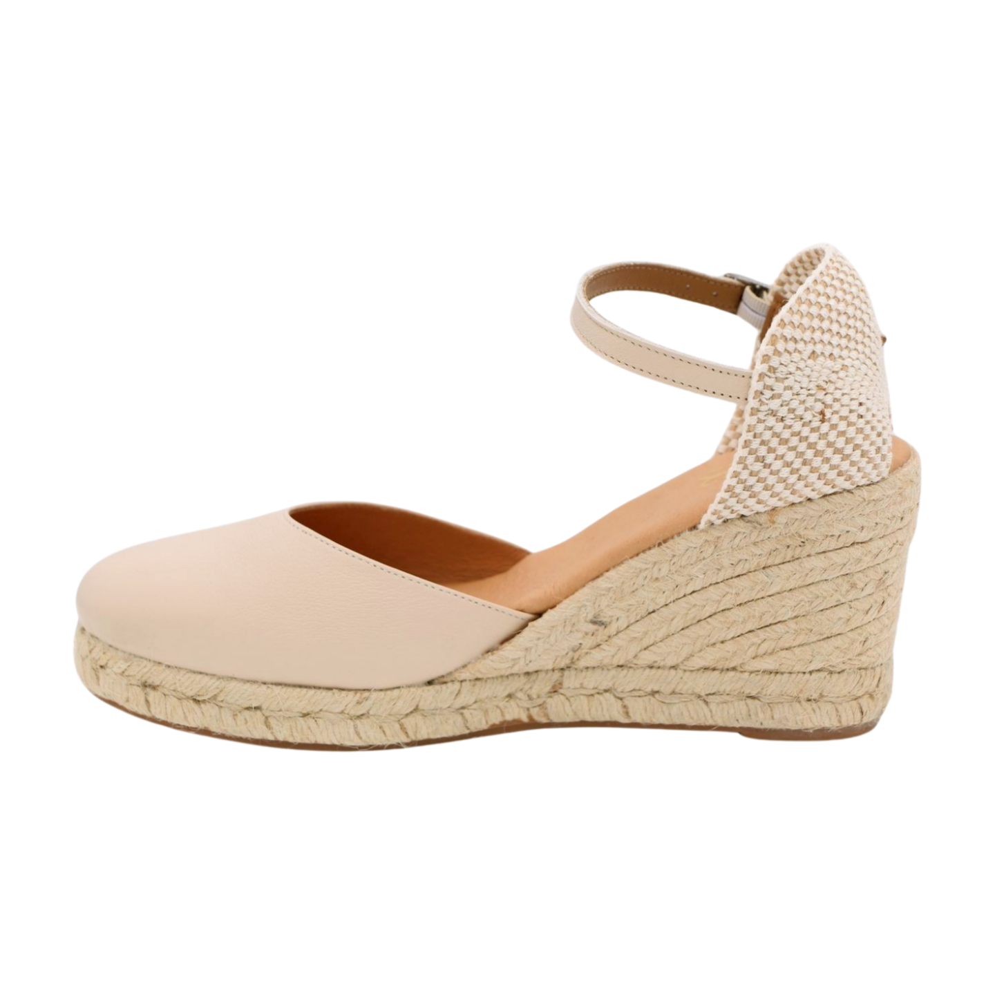 PINAZ Cream Leather Espadrille Fabucci Shoes