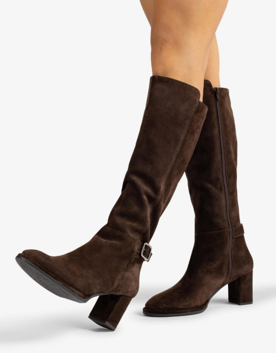 UNISA LEBRUN Brown Suede Knee Boot – Fabucci Shoes UNISA LEBRUN Brown Suede Knee Boot – Fabucci Shoes