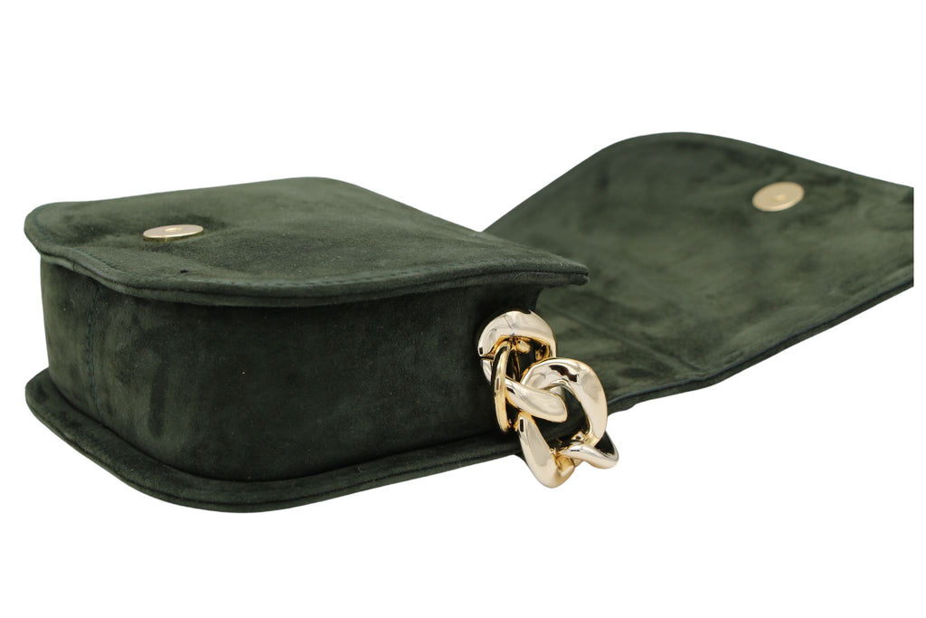 unisa-zbruna-green-suede-leather-handbag
