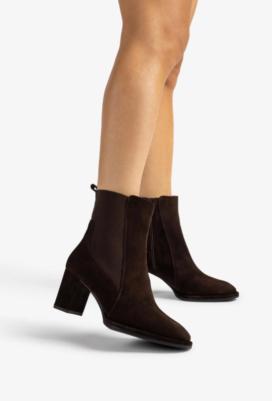 UNISA LUANCO Brown Suede Ankle Boot – Fabucci Shoes
