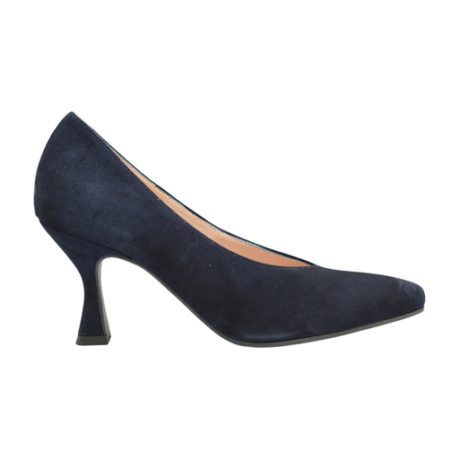 Marian--Navy--Suede--V -Cut--point--Toe--Shoe
