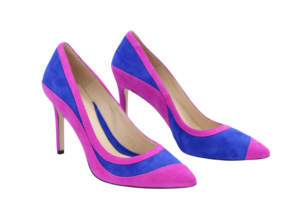 EMIS--pink-royal--blue-suede-pointed--toe-shoe