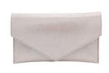 EMIS- Pink -shimmer- Envelope- Clutch- Bag