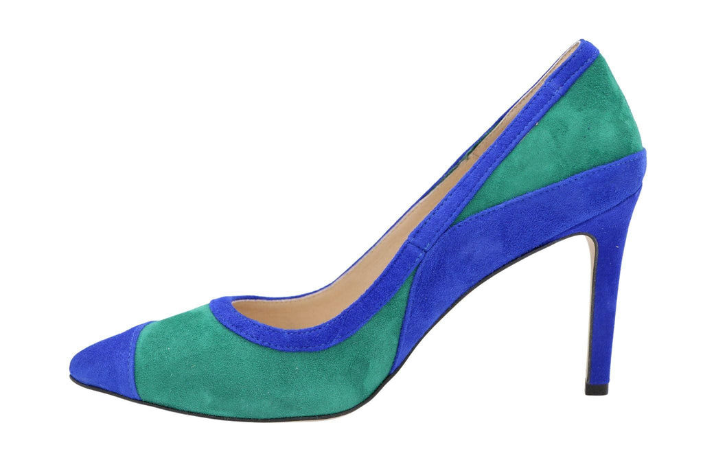 EMIS--royal--blue-green-suede-pointed--toe-shoe