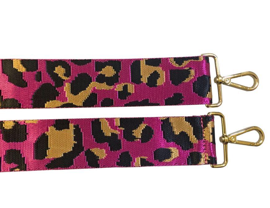Fabucci Pink Leopard Crossbody/Shoulder strap - Fabucci Shoes
