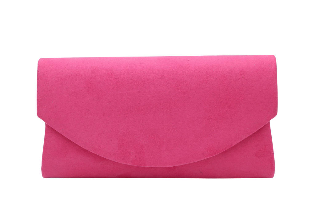 Fabucci-Pink-Faux-suede-envelope--clutch-bag-