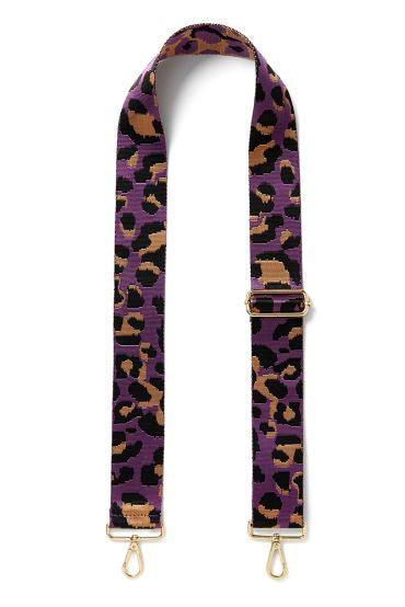 Fabucci Purple Leopard Crossbody/Shoulder strap - Fabucci Shoes