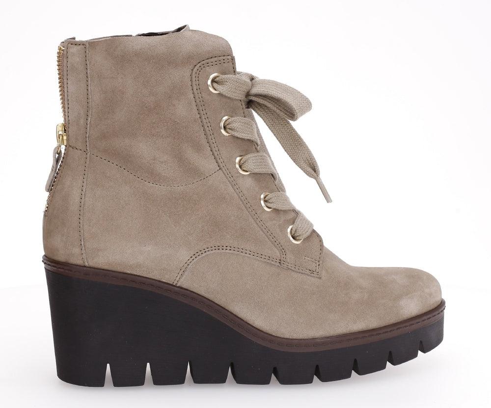 gabor-taupe-suede-wedge-ankle-boot