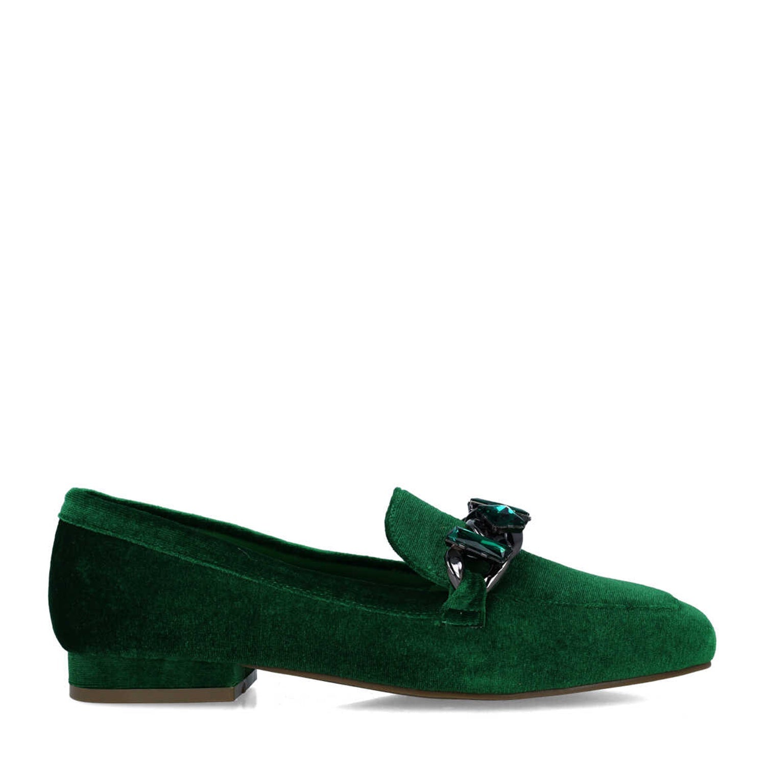 Velvet Emerald Green Loafers Women's Buy MENBUR Green Velvet
