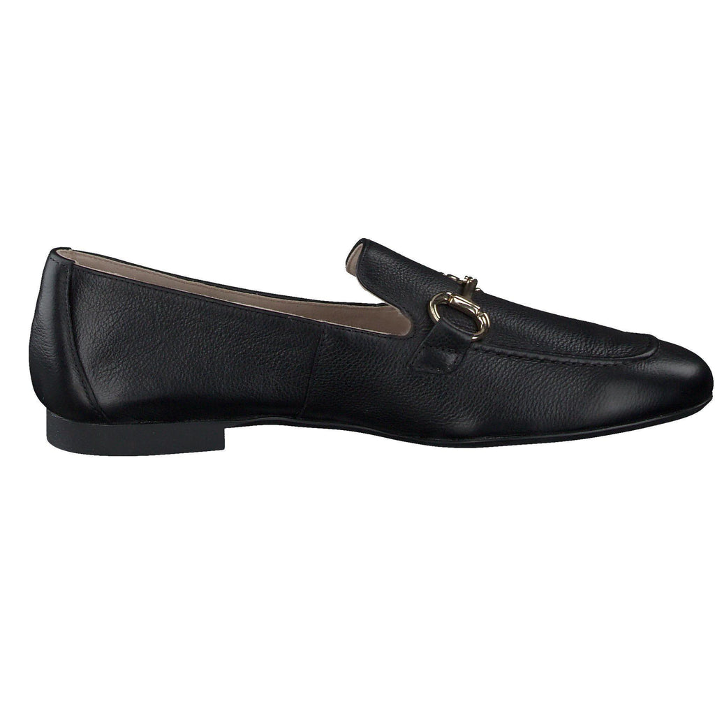 PAUL GREEN Black Leather Loafer 2596